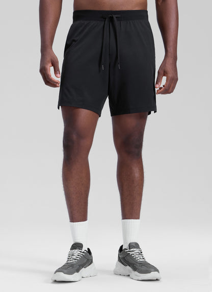 Workout Quick Dry Linerless Pocket Short  7"