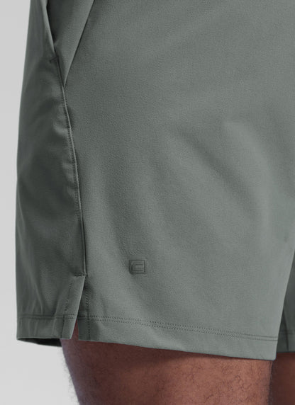 Workout Quick Dry Linerless Pocket Short  7"