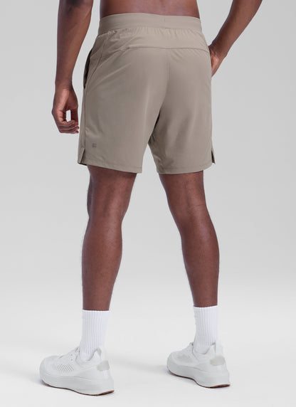 Workout Quick Dry Linerless Pocket Short  7"
