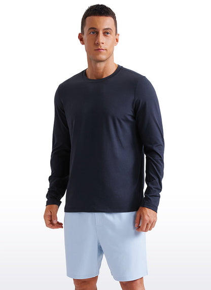 Cloud Jersey Crewneck Long Sleeve Shirts