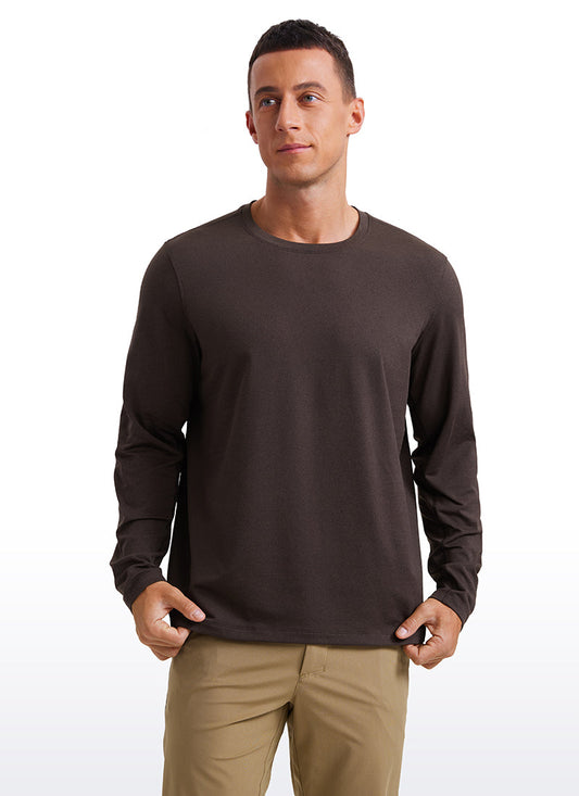 Cloud Jersey Crewneck Long Sleeve Shirts