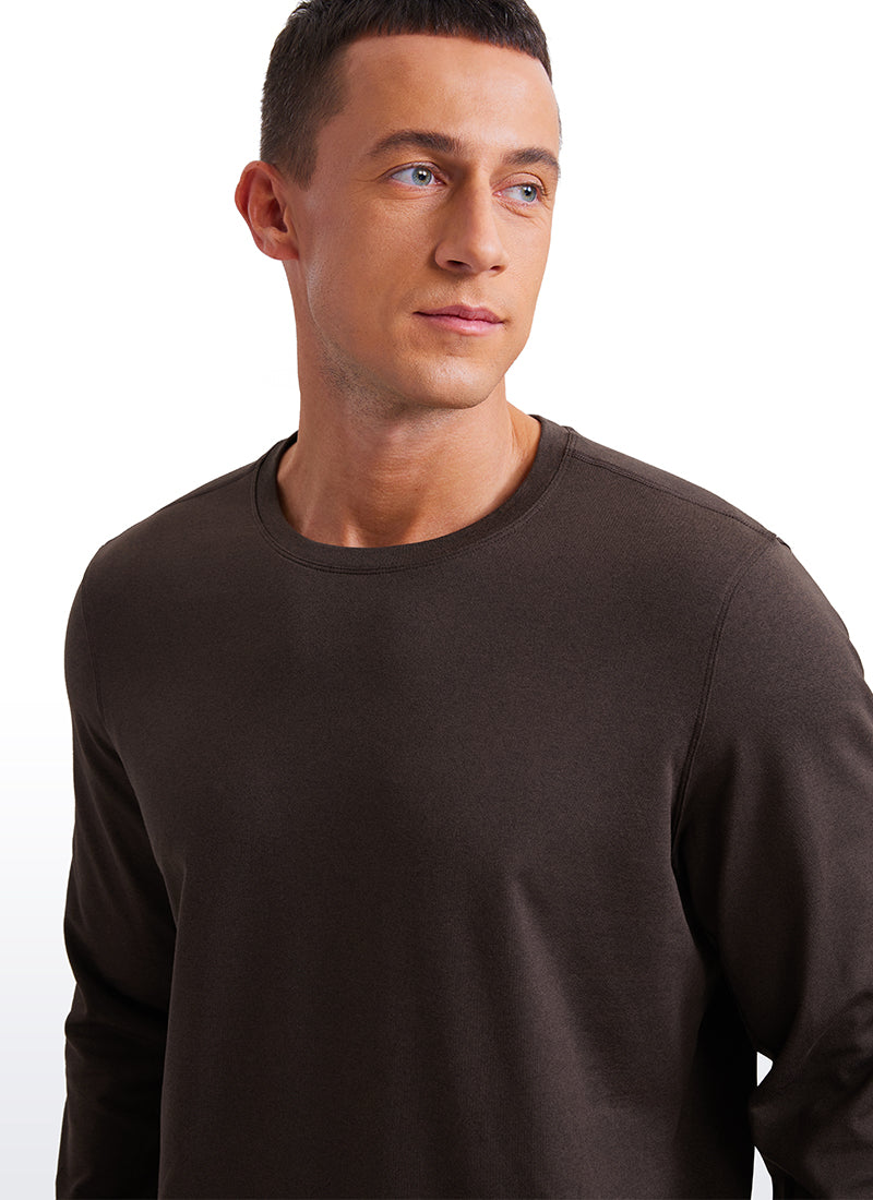 Cloud Jersey Crewneck Long Sleeve Shirts