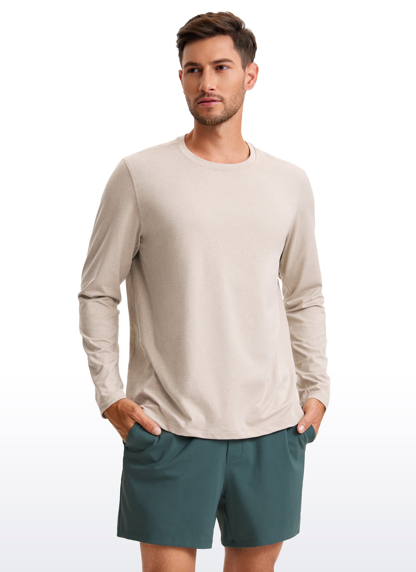 Cloud Jersey Crewneck Long Sleeve Shirts