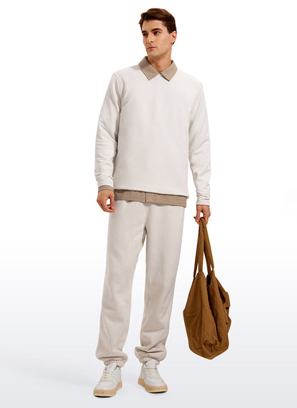 Softness Fleece Crewneck Pullover Sweatshirt