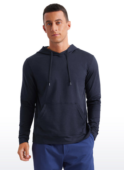 Cloud Jersey Pullover Hoodie Long Sleeve with Pocket