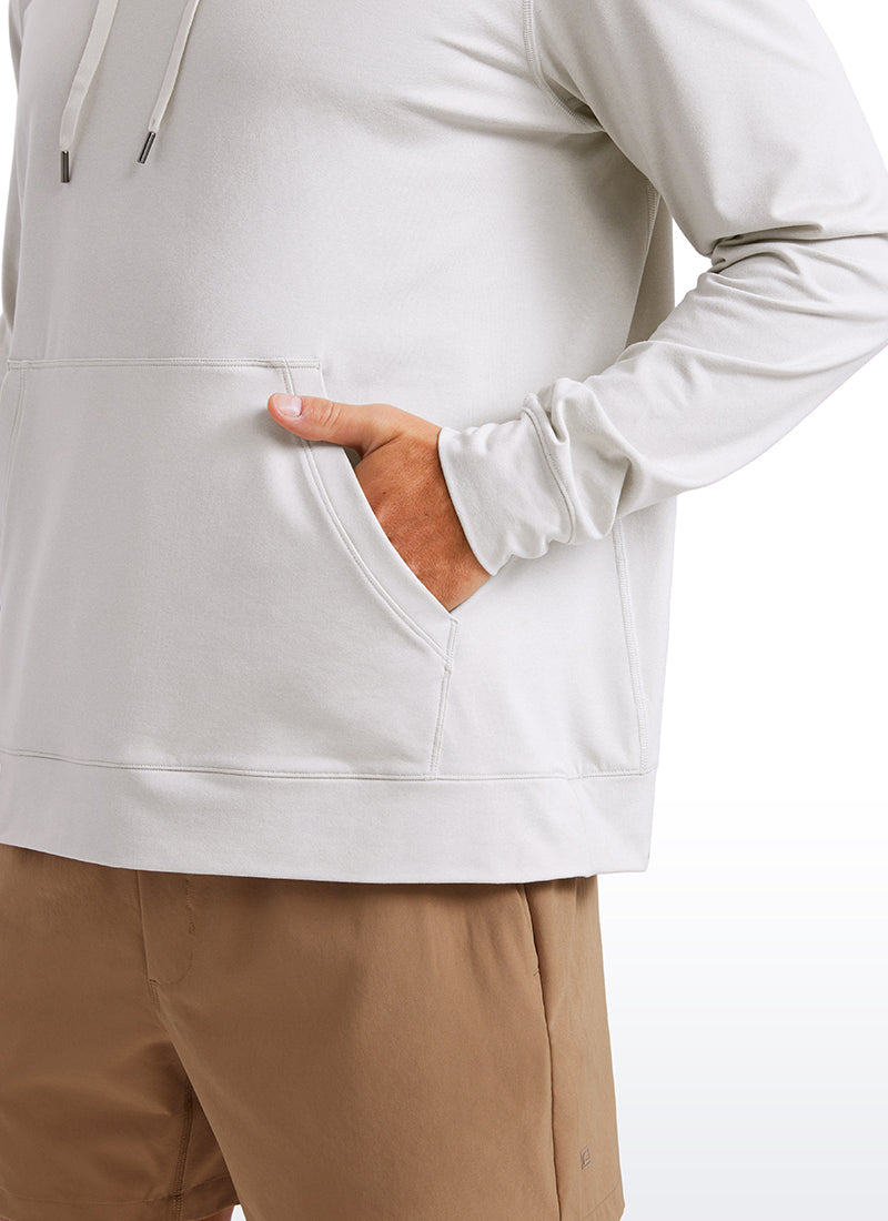 Cloud Jersey Pullover Hoodie Long Sleeve with Pocket