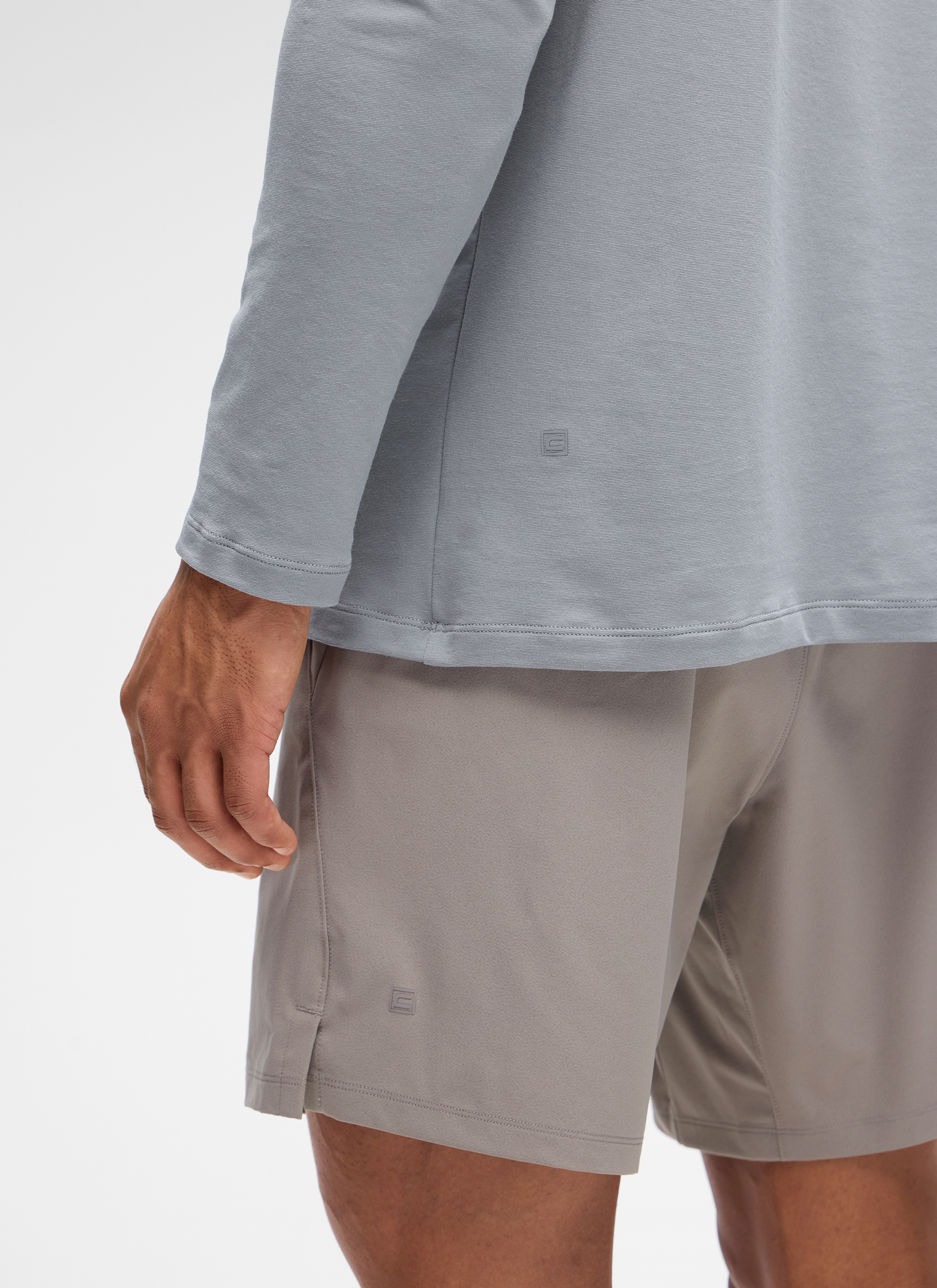 Poly Cotton-Blend Lightweight Long Sleeve