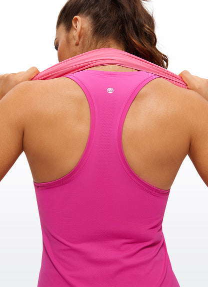 Seamless Scroop Neck Racerback Tank