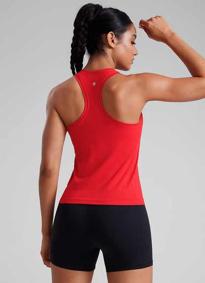 Seamless Racerback Scoop Neck Tank