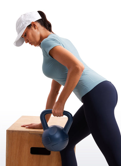 Seamless Hip Length Short Sleeve