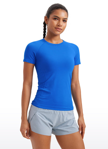 Seamless Hip Length Short Sleeve