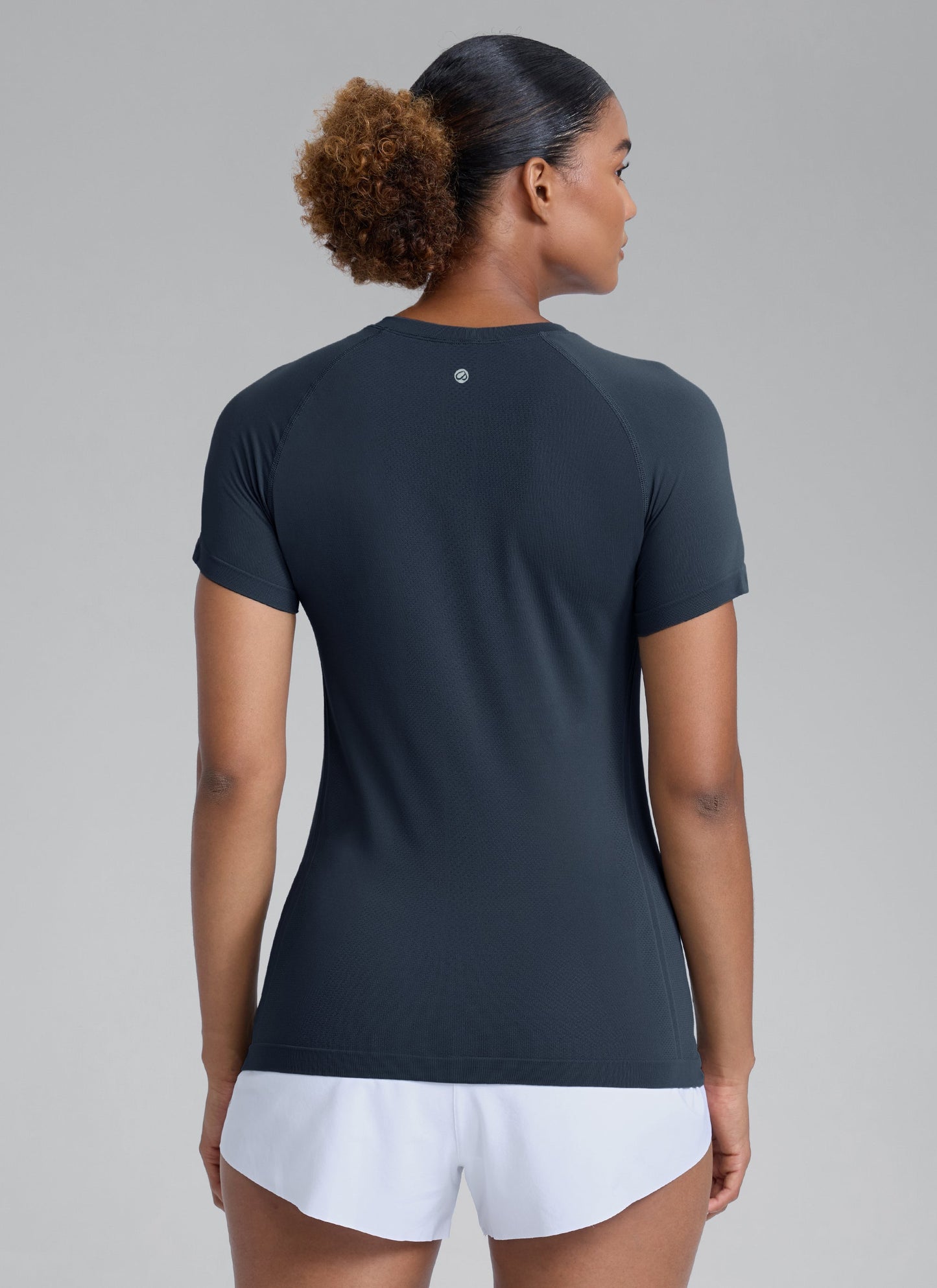 Seamless Hip Length Short Sleeve