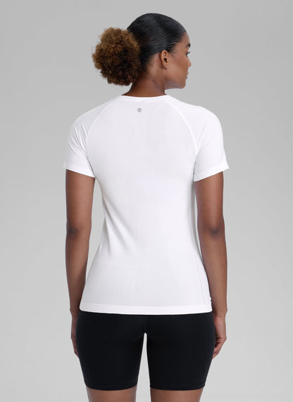 Seamless Hip Length Short Sleeve