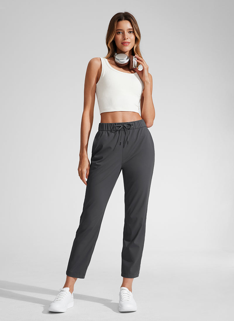 Stretch Drawstring 7/8 Pocket Pant 27''