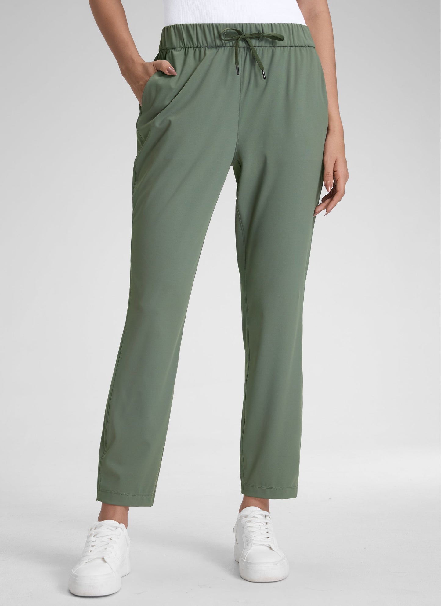 Stretch Drawstring 7/8 Pocket Pant 27''