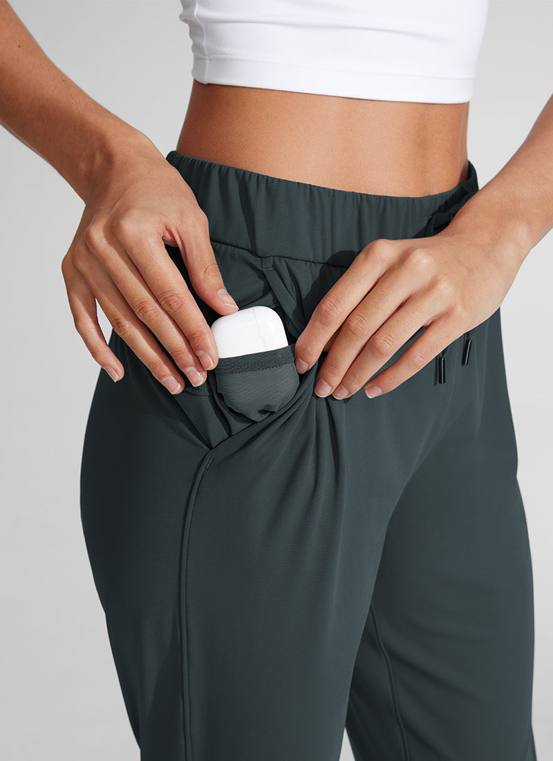 Stretch Drawstring 7/8 Pocket Pant 27''