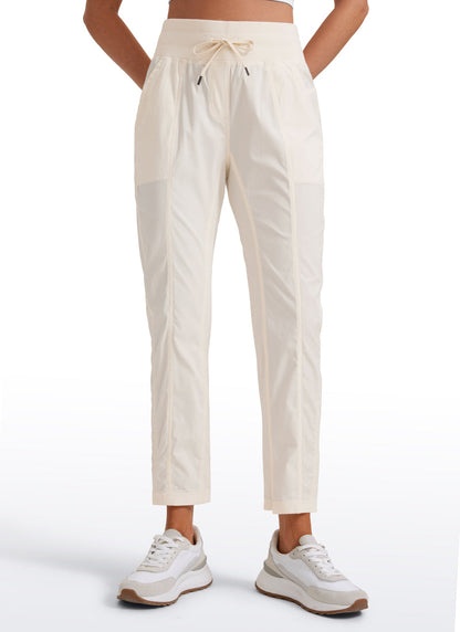 Striped Cinched Leg Pocket Pant 27''