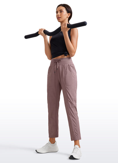 Striped Cinched Leg Pocket Pant 27''