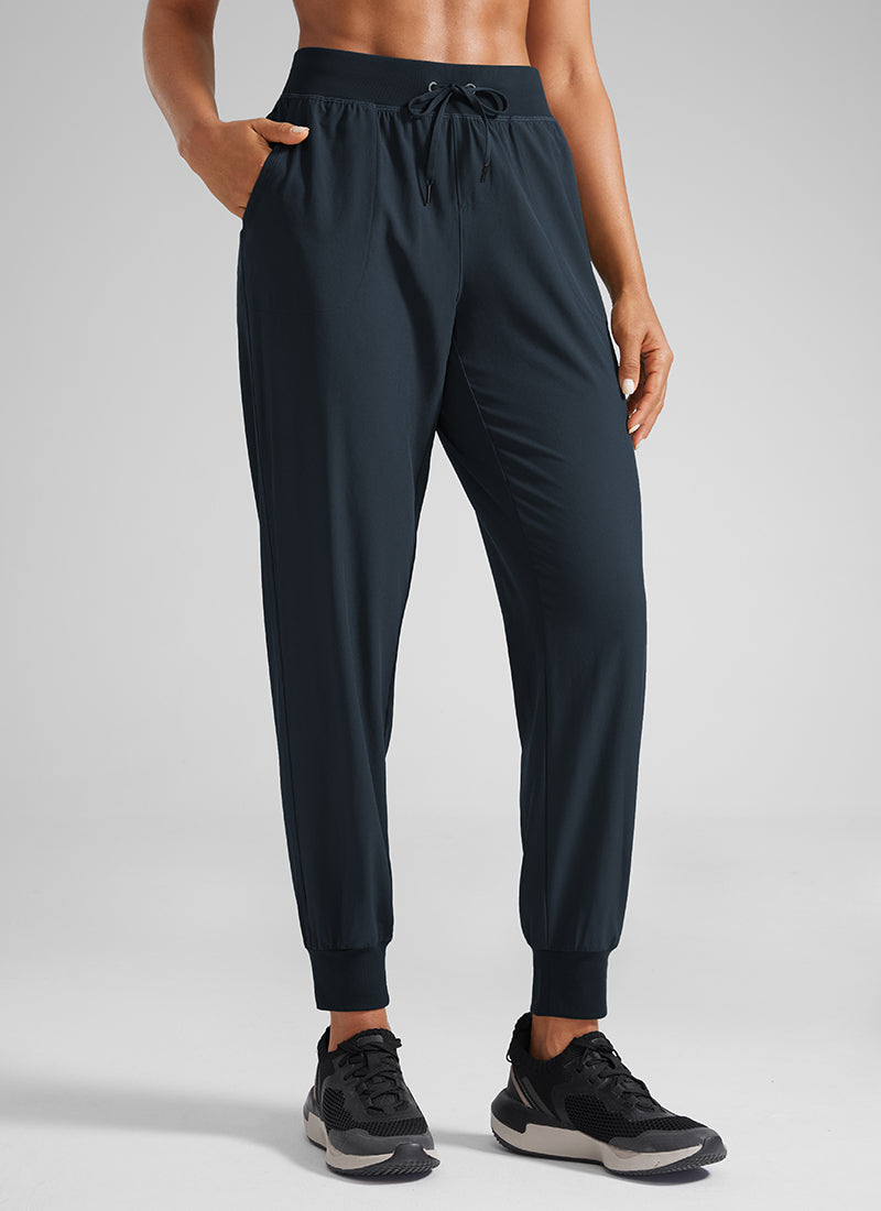 Feathery-Fit Drawstring Pocket Jogger 28''