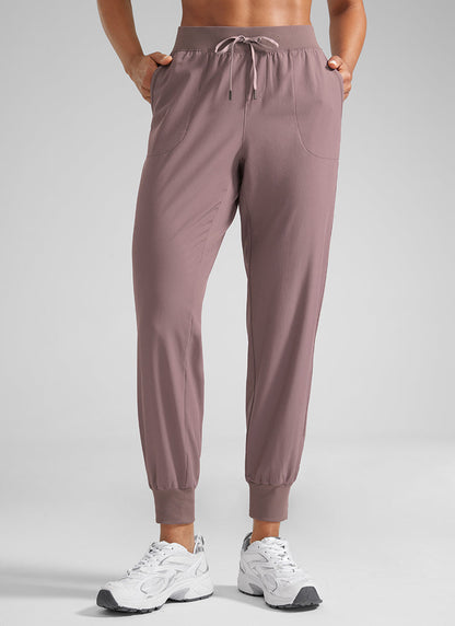 Feathery-Fit Drawstring Pocket Jogger 28''