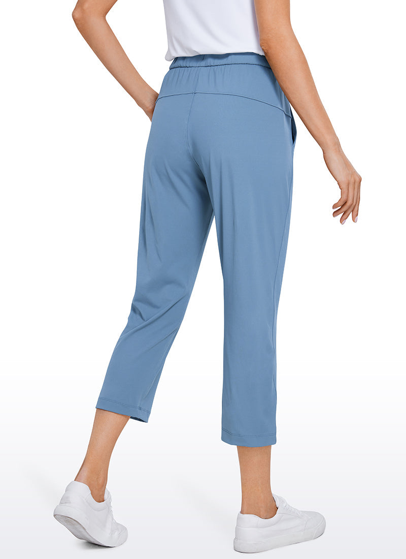 Stretch Cropped Pocket Pant 23''