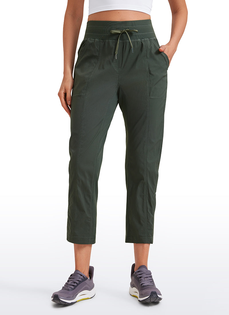 Striped Pants with Pockets 25''- Cinched Leg