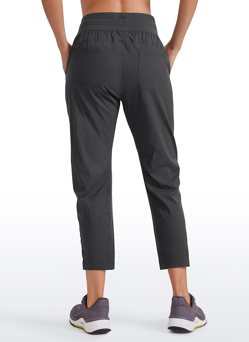 Striped Pants with Pockets 25''- Cinched Leg