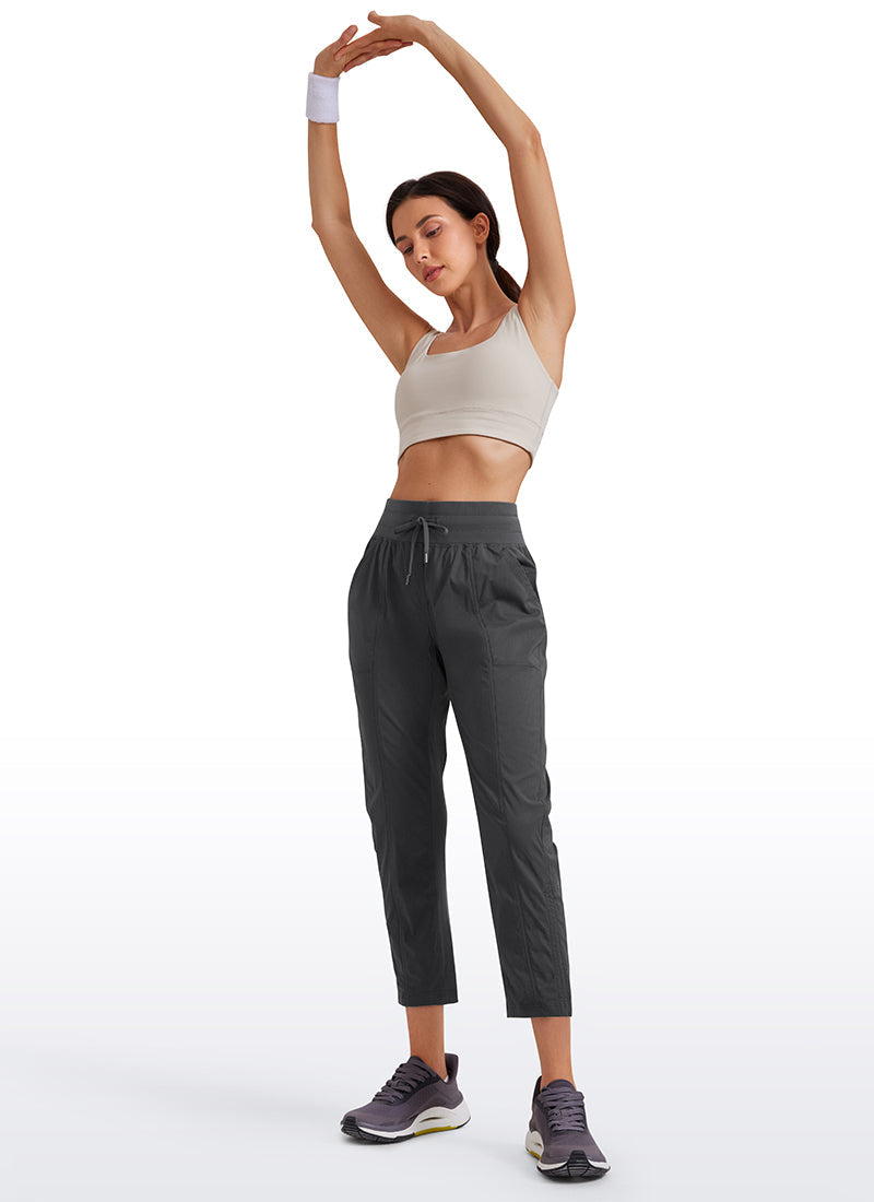 Striped Pants with Pockets 25''- Cinched Leg