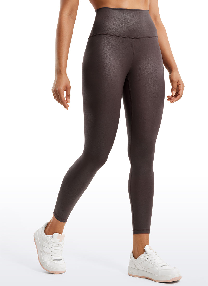 Matte Faux Leather Legging 25''