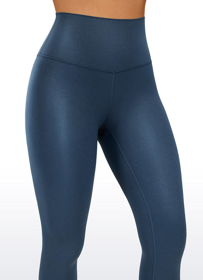 Matte Faux Leather Legging 25''