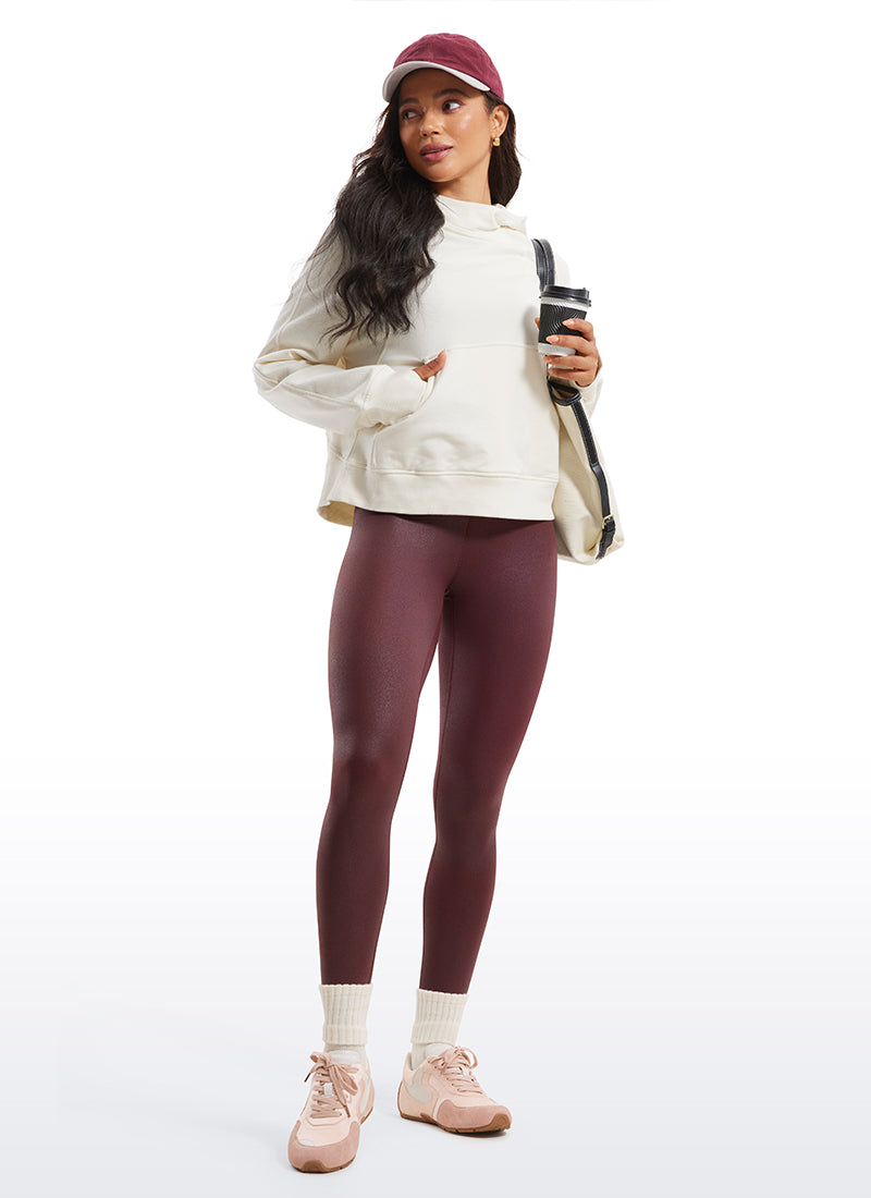 Matte Faux Leather Legging 28''