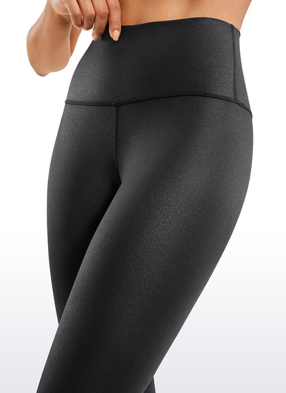 Matte Faux Leather Legging 28''