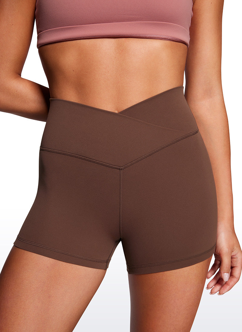 Butterluxe V Cross Waist Short 3"
