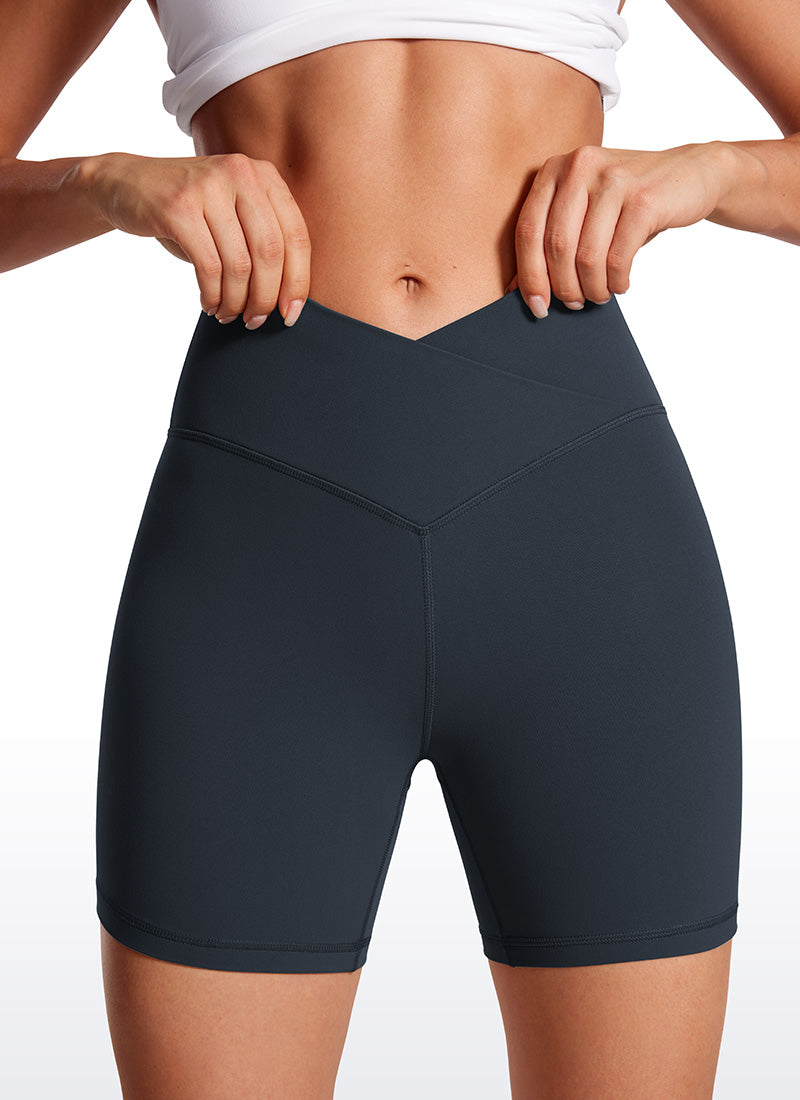 Butterluxe V Cross Waist Short 5"