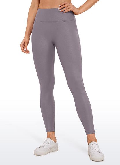 Faux Leather No Front Seam Legging 26.5''