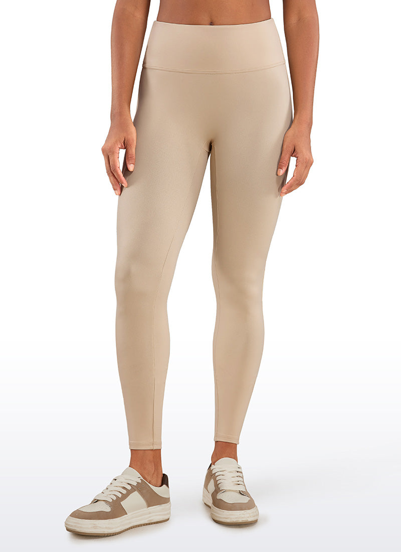 Faux Leather No Front Seam Legging 26.5''