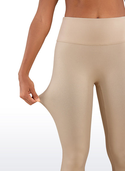 Faux Leather No Front Seam Legging 26.5''