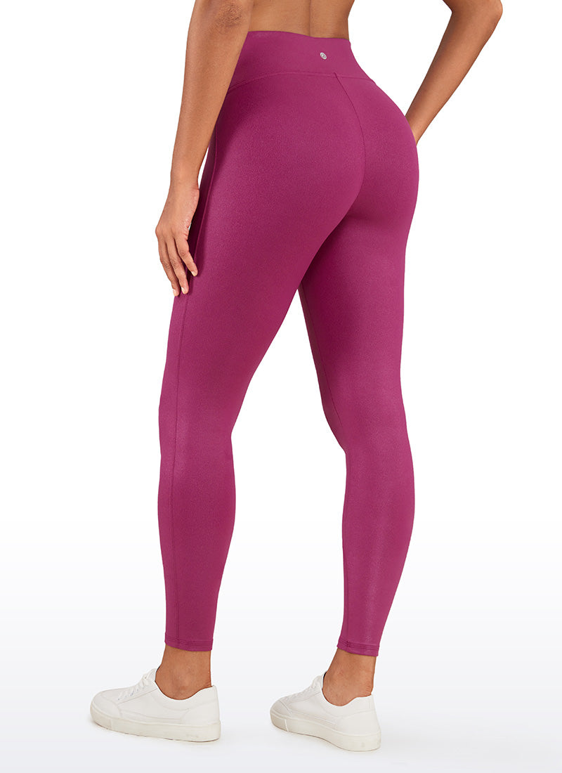 Faux Leather No Front Seam Legging 26.5''