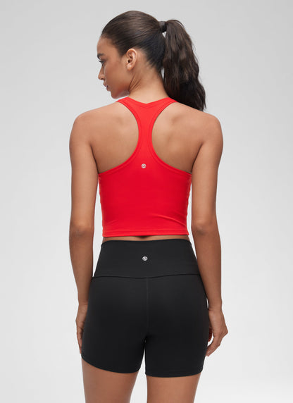 Butterluxe Cropped Racerback Tank