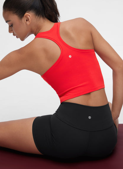 Butterluxe Cropped Racerback Tank