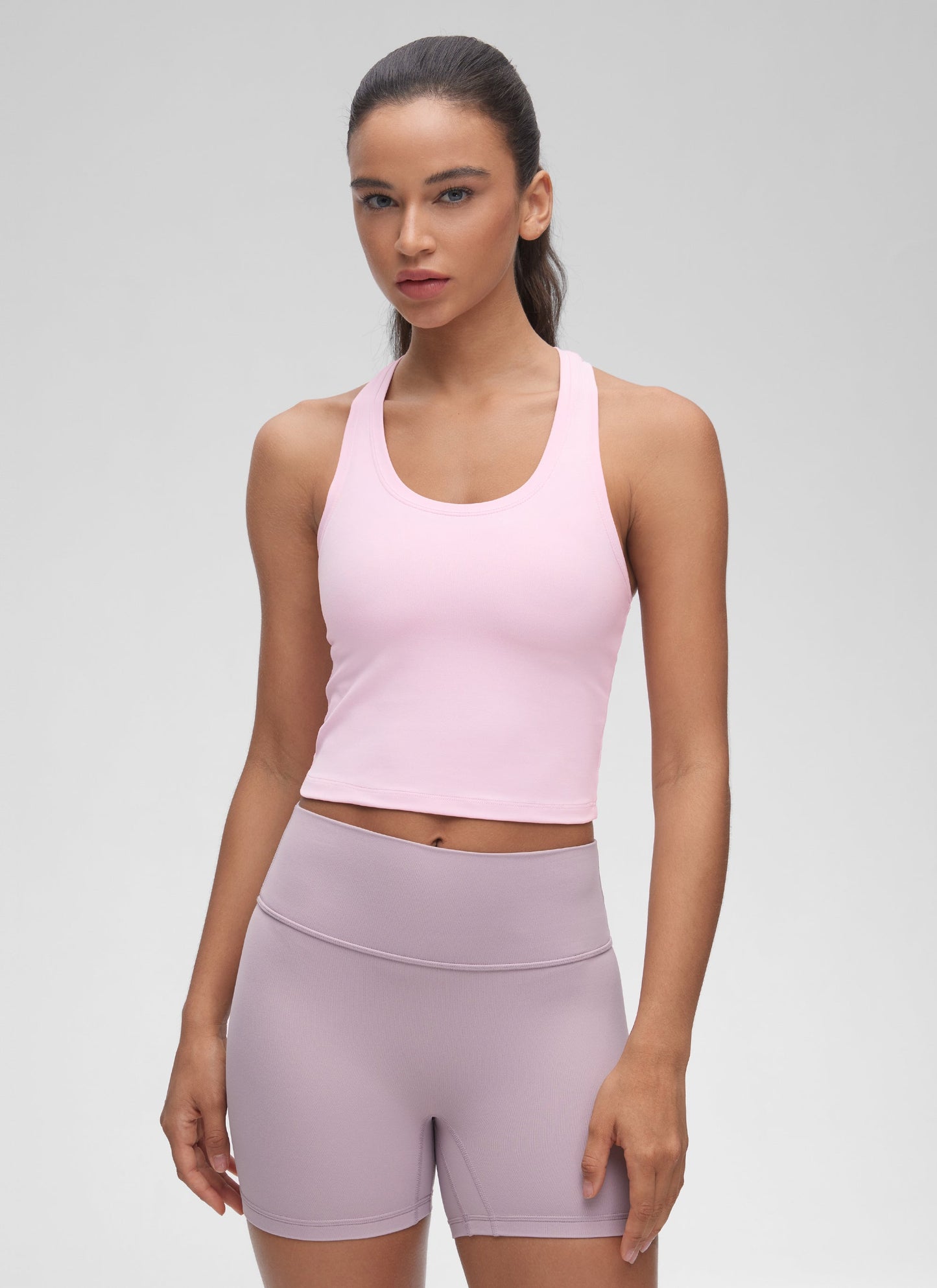 Butterluxe Cropped Racerback Tank