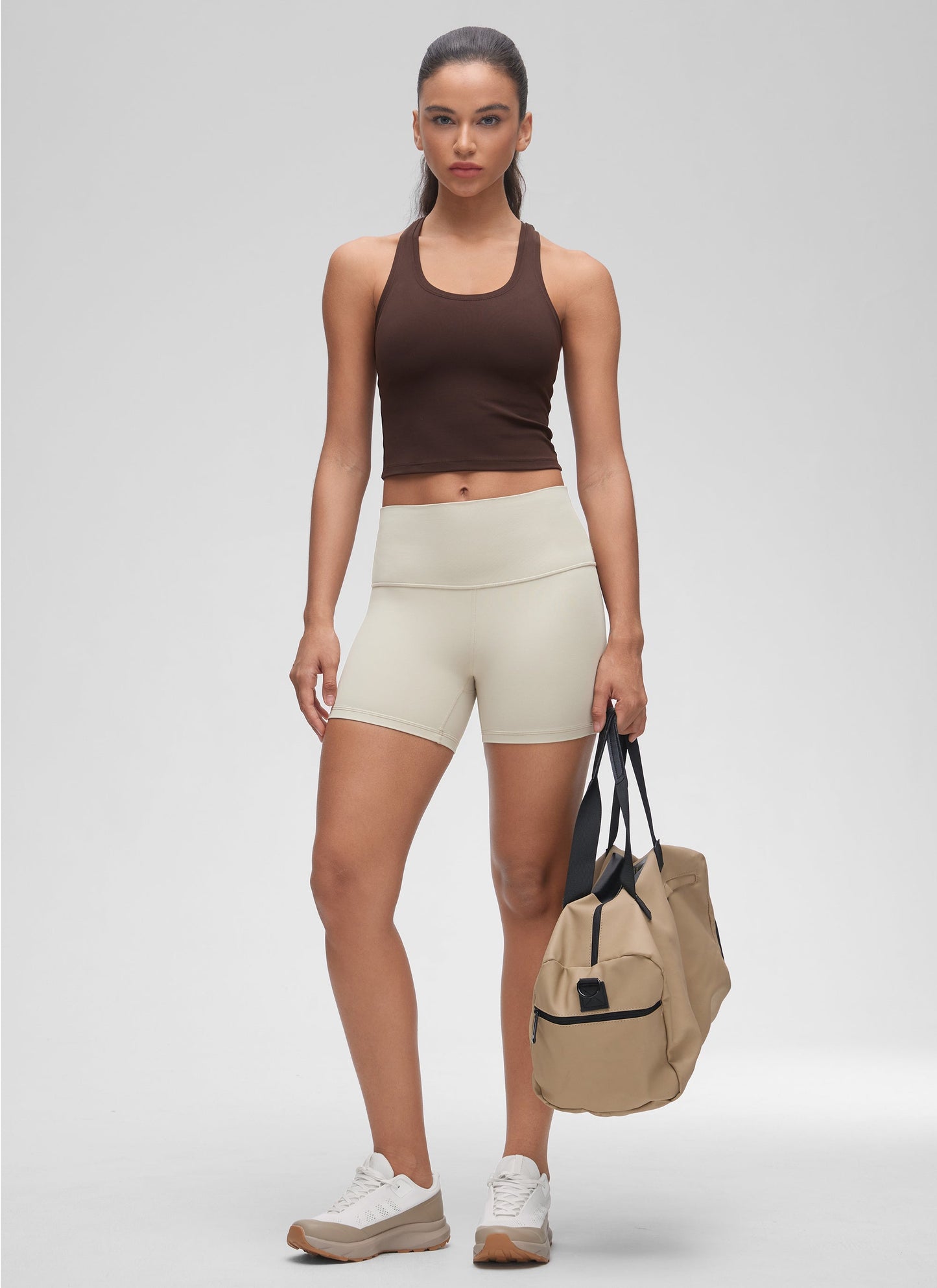Butterluxe Cropped Racerback Tank