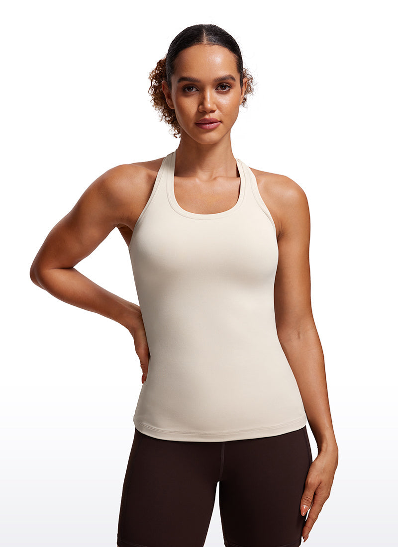 Butterluxe Hip Length  Racerback Tank