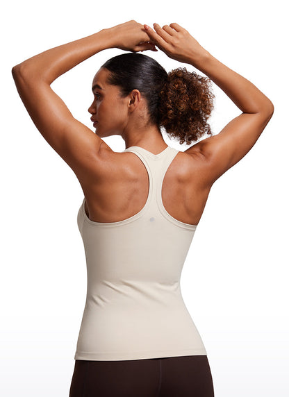 Butterluxe Hip Length  Racerback Tank