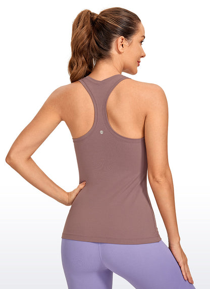 Butterluxe Hip Length  Racerback Tank
