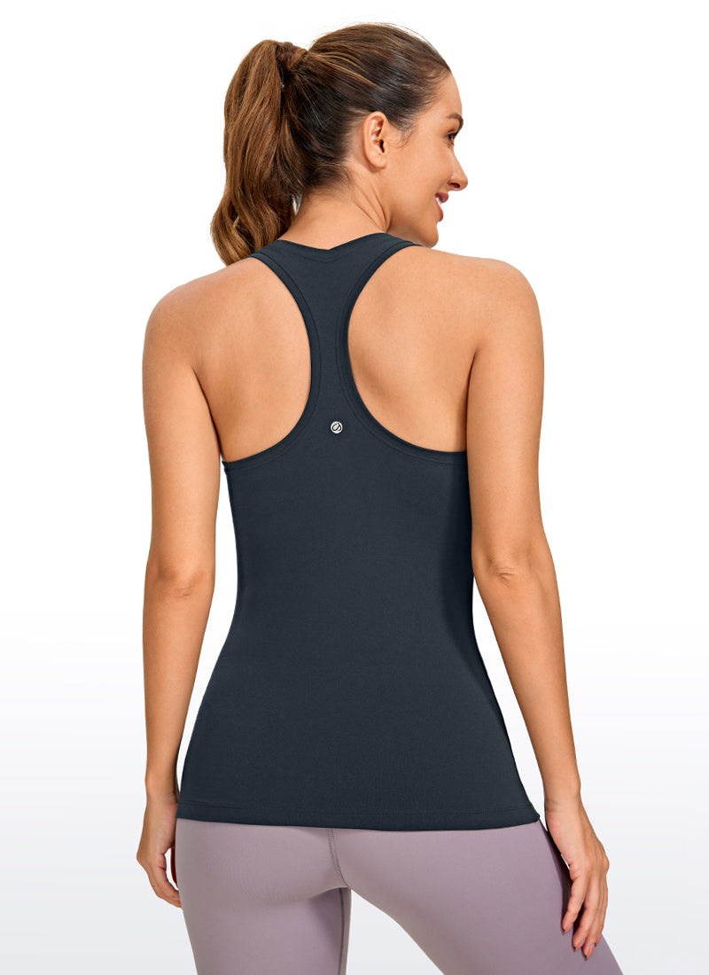 Butterluxe Hip Length  Racerback Tank