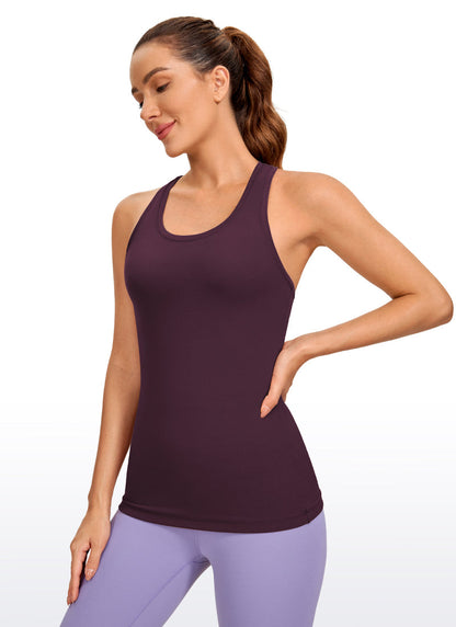 Butterluxe Hip Length  Racerback Tank
