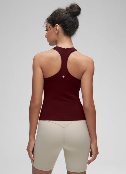 Butterluxe Racerback Waist Length Tank