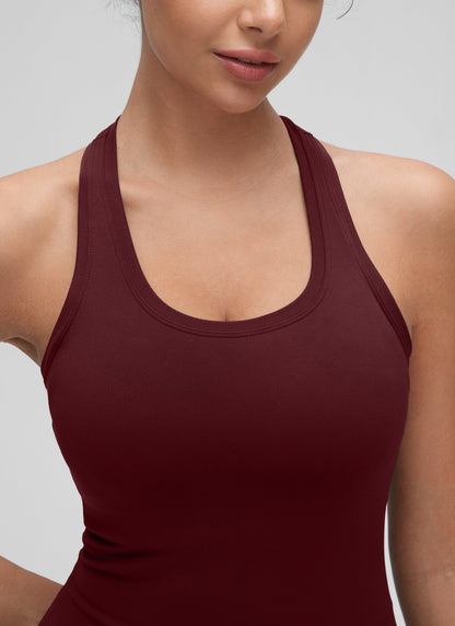 Butterluxe Racerback Waist Length Tank