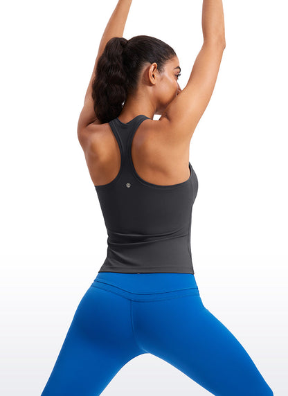 Butterluxe Racerback Waist Length Tank